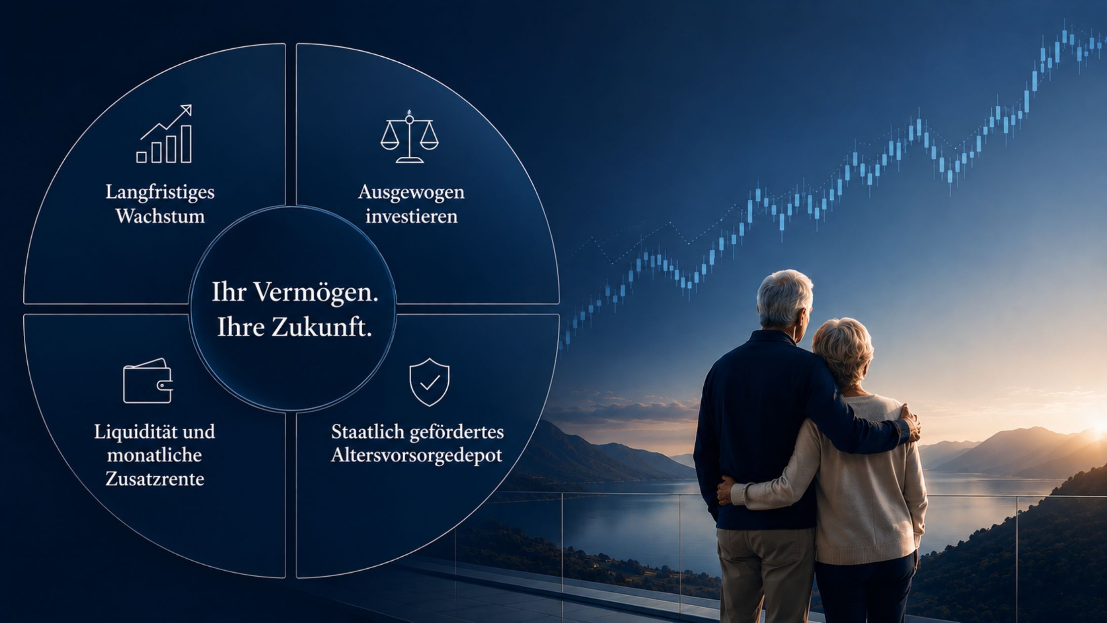 Geldanlage ab 60 mit Vier-Töpfe-Strategie für langfristiges Wachstum, ausgewogenes Investieren, Liquidität und Altersvorsorge