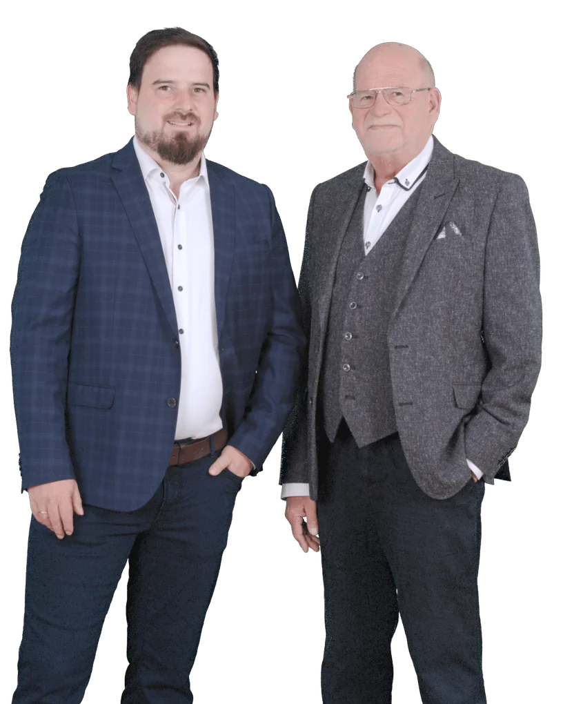 Jonathan Böse und Helmut Böse von der Finanzcoaching Helmut Böse GmbH